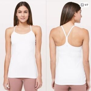 Lululemon Power Y Tank White - 8